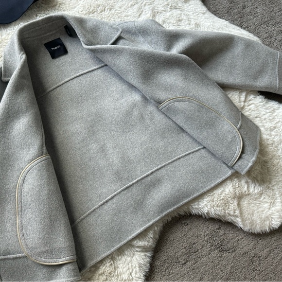 NWT oversized moto jacket in double sized wool cashmere. - Picture 12 of 15